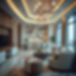 Luxurious interior design of Al Bustan Residence