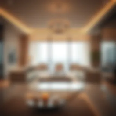 Luxurious interior design of Cedar Emaar residences