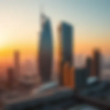 Donna Tower: Architectural Marvel in the Skyline Stunning view of Donna Tower amidst Dubai Silicon Oasis skyline