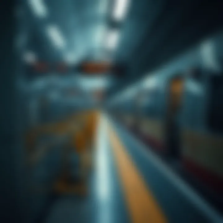 Demonstration of accessibility features at a Dubai Red Line Metro Station
