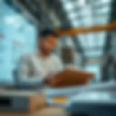 Logistics Planning and Analysis in Umm Ramool Logistics professionals analyzing data and planning