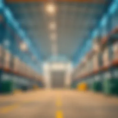 Advanced Warehousing Solutions in Umm Ramool Modern warehouse showcasing advanced storage solutions
