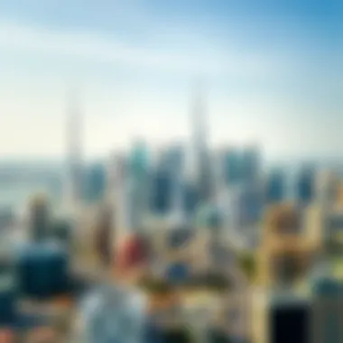 Breathtaking Skyline of International City Scenic view of International City skyline