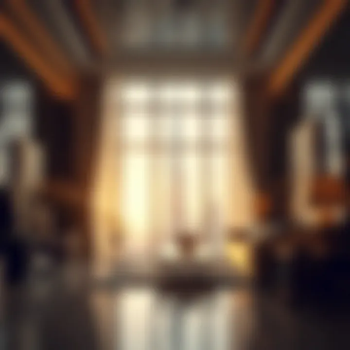 Luxurious apartment interior within the Burj Khalifa