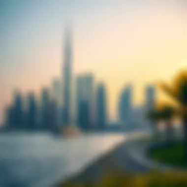 Dubai Skyline: A Modern Marvel The stunning skyline of Dubai showcasing modern architecture