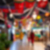 Vibrant cultural displays at Global Village