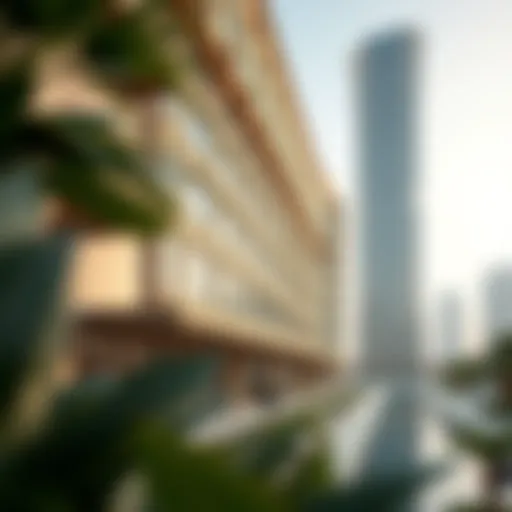 Stunning architectural view of ICD Brookfield Dubai