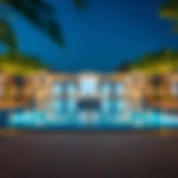 Luxurious pool area at Keturah Resort Dubai