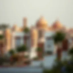 A scenic view of Al Ain showcasing its unique architecture