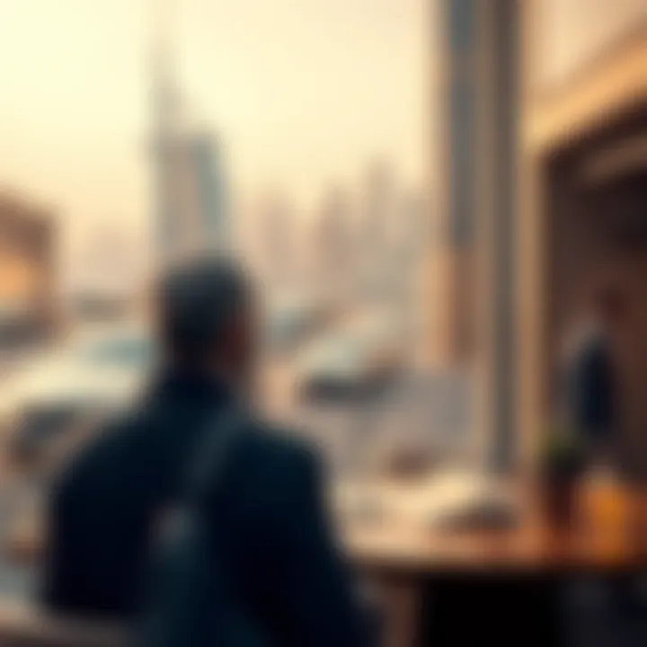 Infographic on socio-economic factors of relocating to Dubai