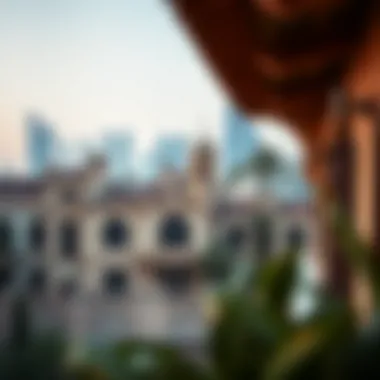 Heritage Architecture in Dubai Traditional Dubai skyline showcasing heritage architecture