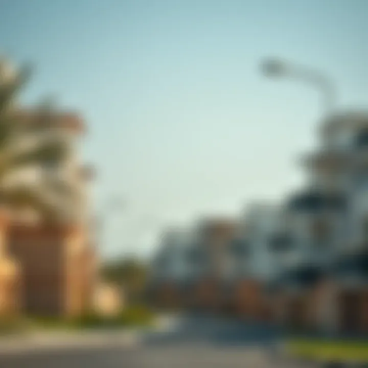 A serene neighborhood representing quality of life in the UAE
