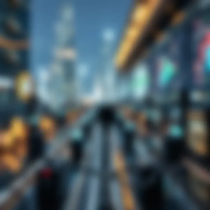 Modern technology symbolizing advancement in Dubai